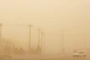 گرد و غبار در هوای کرمان افزایش می یابد