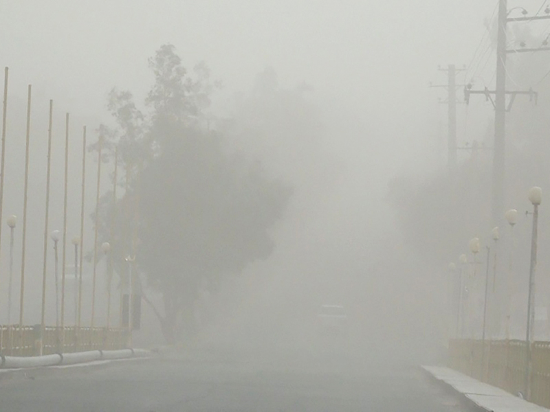 وقوع طوفان شن در جنوب شرق کرمان