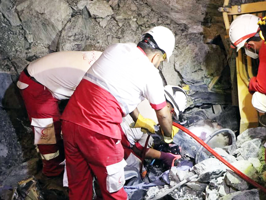 پایان عملیات جستجو و امدادرسانی معدن چیل آباد