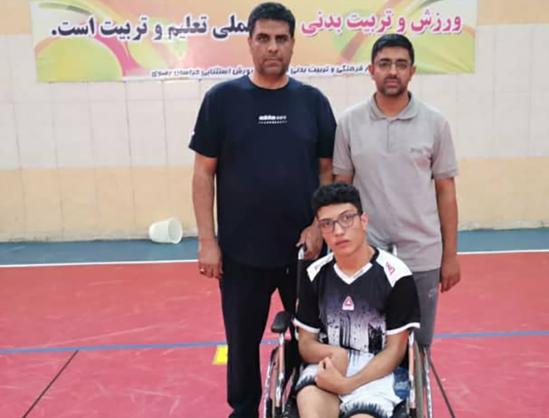 کسب مدال برنز مسابقات ورزشی دانش آموزان با نیازهای ویژه کشور توسط دانش آموز کرمانی در رشته بوچیا