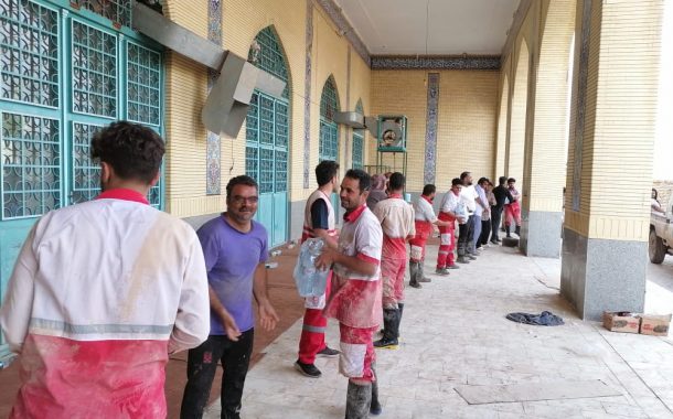 هشتمین روز عملیات امدادرسانی هلال احمر در سیل کرمان