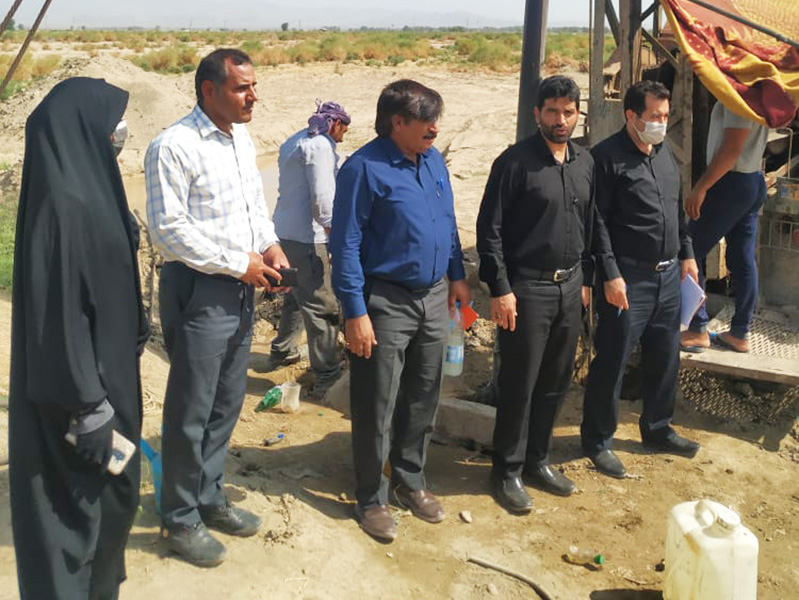 عملیات حفر و تجهیز چاه آب شرب مجتمع حیدر آباد چاه نارنج به پایان رسید