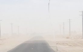 وقوع طوفان شن و کاهش کیفیت هوا در استان کرمان