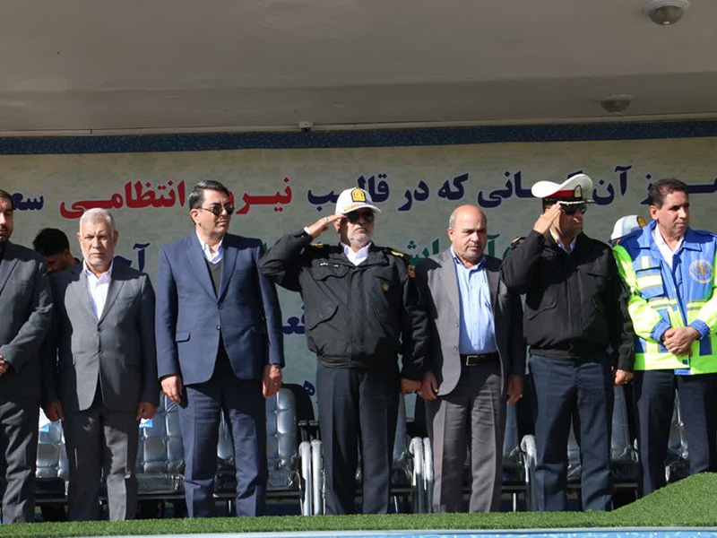 آغاز رزمایش طرح ترافیک نوروز ۱۴۰۴ پلیس استان