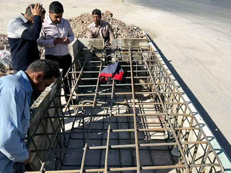 آغاز ساخت پل عابرپیاده در کمربندی آیت‌الله خامنه‌ای