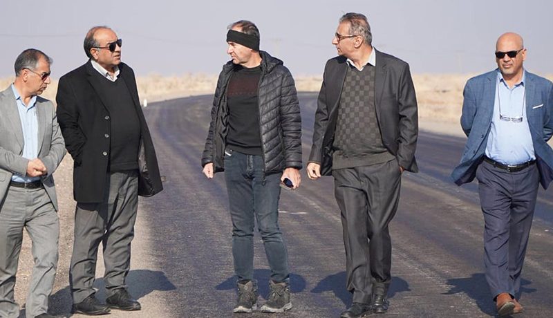 بازدید میدانی مدیرکل راه و شهرسازی استان کرمان از محور رفسنجان – نوق