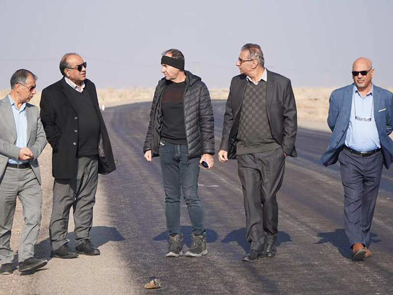 بازدید میدانی مدیرکل راه و شهرسازی استان کرمان از محور رفسنجان – نوق