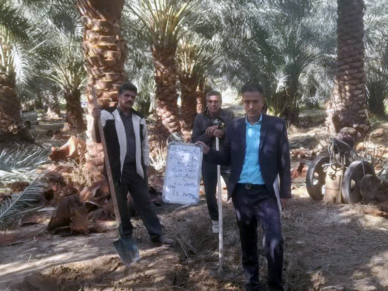 پر و مسلوب‌المنفعه شدن یک حلقه چاه غیرمجاز در عنبرآباد