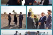 بازدید مشاور عالی وزیر راه و شهرسازی و مدیرکل راه و شهرسازی استان کرمان از اراضی ملی و سایت‌های مسکونی شهرستان رفسنجان