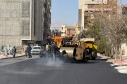 آغاز روکش آسفالت بزرگراه آیت‌الله خامنه‌ای و تداوم عملیات اجرای روکش آسفالت معابر شهر