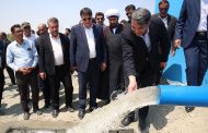 بهره‌برداری و آغاز عملیات اجرایی ۱۳ پروژه تأمین آب در کهنوج با حضور استاندار کرمان
