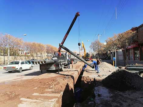 توسعه و بازسازی بیش از ۷۱ کیلومتر از شبکه آبرسانی کرمان