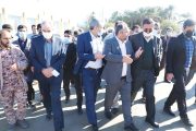 بازدید وزیر آموزش و پرورش از مدارس خسارت دیده ناشی از سیل در شهرستان قلعه گنج استان کرمان