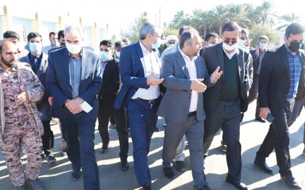 بازدید وزیر آموزش و پرورش از مدارس خسارت دیده ناشی از سیل در شهرستان قلعه گنج استان کرمان