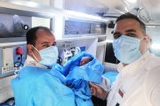 تولد نوزاد دختر در آمبولانس اورژانس ۱۱۵ کرمان
