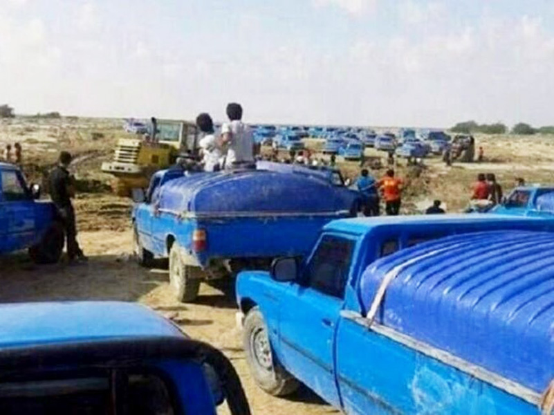 توقیف ۴ خودروی سواری با ۳۱۰۰ لیتر سوخت قاچاق در بردسیر