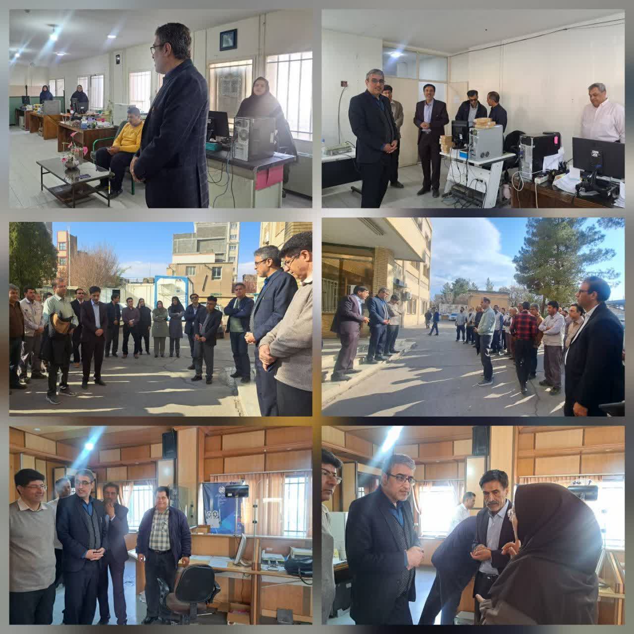 بازدید مدیر مخابرات منطقه کرمان از واحد پشتیبانی فیبر نوری