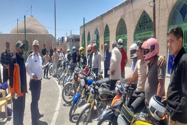 اجرای طرح ارتقای ایمنی کاربران آسیب پذیر جاده‌ای در شهربابک کرمان