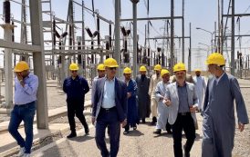 بازدید ائمه جماعات کرمان از پست ۲۳۰ کیلوولت باغین