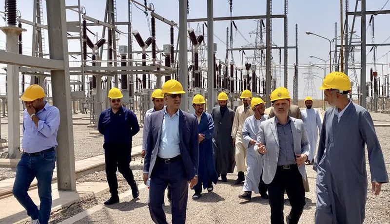 بازدید ائمه جماعات کرمان از پست ۲۳۰ کیلوولت باغین