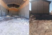 اتمام عملیات احداث سوله شن و نمک راهدارخانه جوزم شهربابک