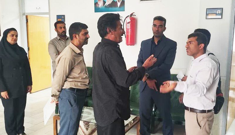 بازدید دادستان شهرستان شهربابک از مدیریت منابع آب