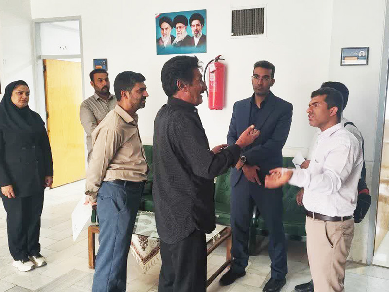 بازدید دادستان شهرستان شهربابک از مدیریت منابع آب