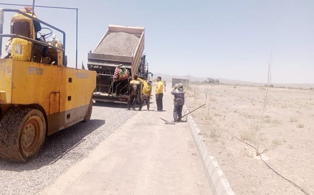 پایان احداث محور روستایی در رابر