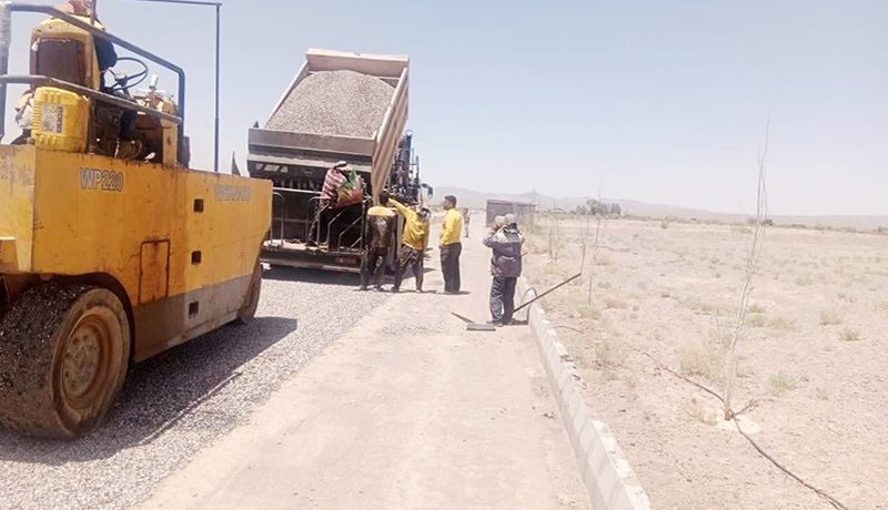 پایان احداث محور روستایی در رابر