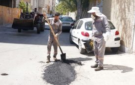 توزیع بیش از ۲ هزار تن آسفالت در نیمه نخست سال جاری